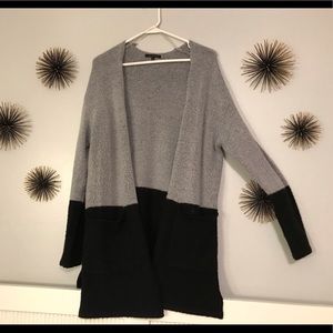 Color block cardigan
